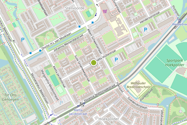 Ambulance-melding op Petronella Voutestraat, Rijswijk op 5 augustus, kaart-overzicht