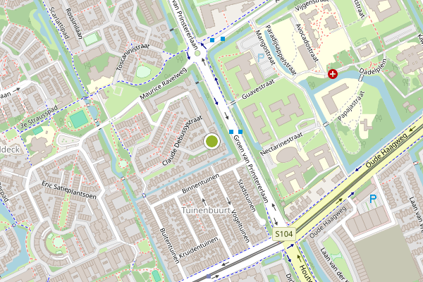 Ambulance-melding op Albert Rousselstraat, Den Haag op 5 augustus, kaart-overzicht