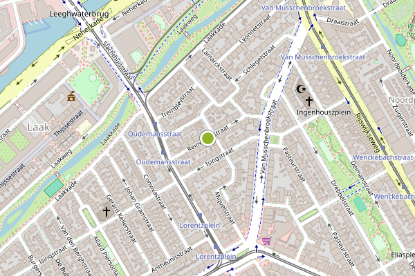 Ambulance-melding op Reinwardtstraat, Den Haag op 5 augustus, kaart-overzicht