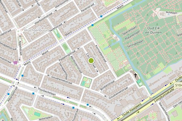 Ambulance-melding op Citroenstraat, Den Haag op 5 augustus, kaart-overzicht