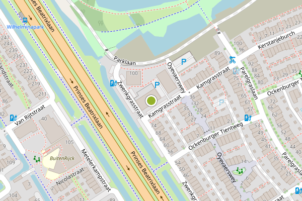 Ambulance-melding op Kamgrasstraat, Rijswijk op 5 augustus, kaart-overzicht