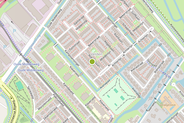 Ambulance-melding op Atletiekbaan, Den Haag op 5 augustus, kaart-overzicht
