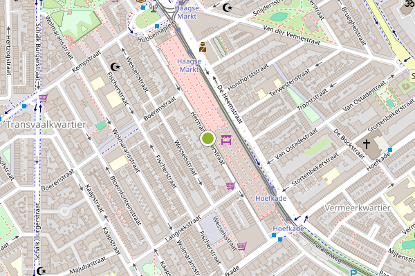 Ambulance-melding op Herman Costerstraat, Den Haag op 5 augustus, kaart-overzicht