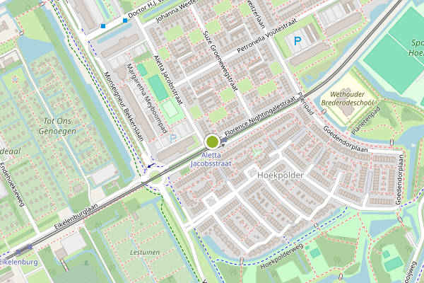 Ambulance-melding op Florence Nightingalestraat, Rijswijk op 5 augustus, kaart-overzicht