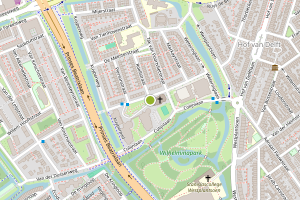 Ambulance-melding op Cort van der Lindenstraat, Delft op 5 augustus, kaart-overzicht