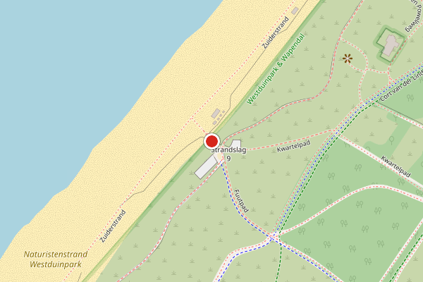 Brandweer-melding op Strandslag 9, Den Haag op 5 augustus, kaart-overzicht