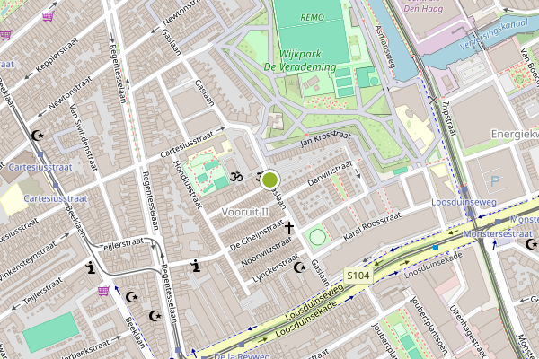 Ambulance-melding op Gaslaan, Den Haag op 5 augustus, kaart-overzicht