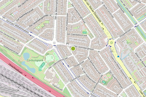 Ambulance-melding op Ter Cappellenstraat, Voorburg op 5 augustus, kaart-overzicht
