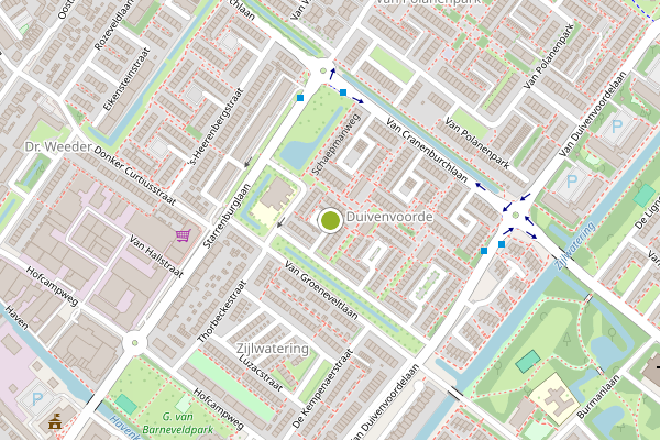 Ambulance-melding op Kuyperweg, Wassenaar op 5 augustus, kaart-overzicht