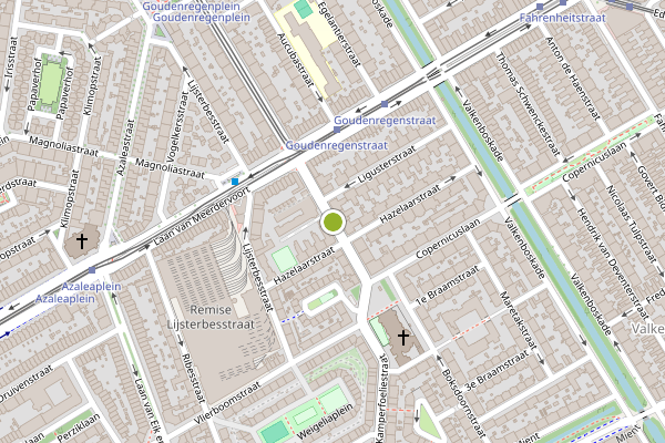 Ambulance-melding op Goudenregenstraat, Den Haag op 20 mei, kaart-overzicht