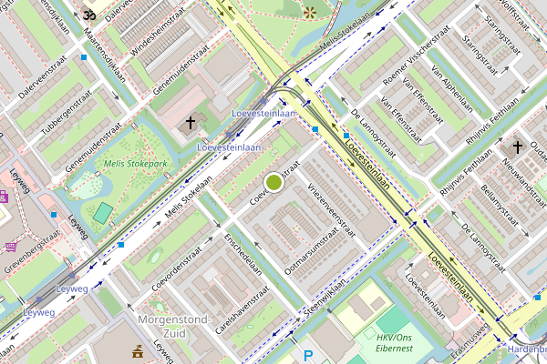 Ambulance-melding op Coevordenstraat, Den Haag op 6 augustus, kaart-overzicht