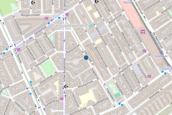 Politie-melding op Kaapstraat, Den Haag op 20 mei, kaart-overzicht