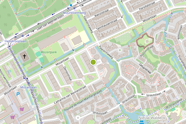 Ambulance-melding op Catharina van Rennesstraat, Den Haag op 20 mei, kaart-overzicht