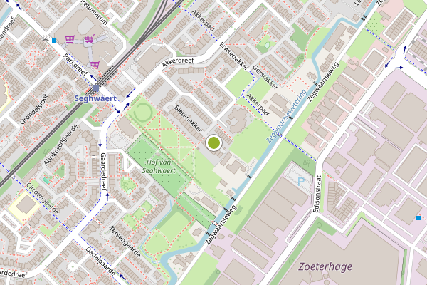 Ambulance-melding op Bietenakker, Zoetermeer op 20 mei, kaart-overzicht