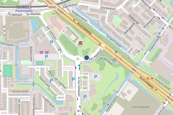 Politie-melding op Van Aalstlaan, Zoetermeer op 20 mei, kaart-overzicht