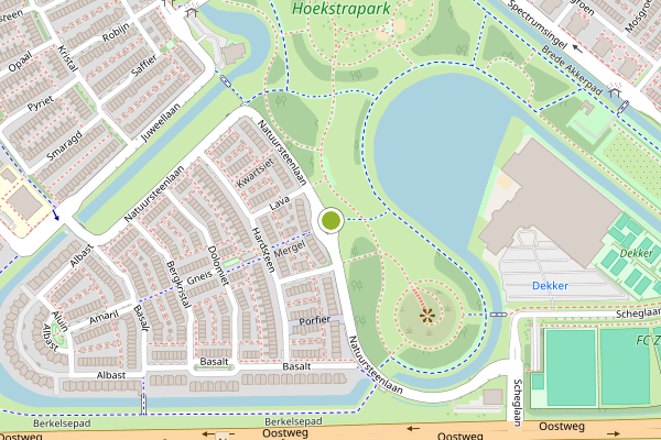Ambulance-melding op Natuursteenlaan, Zoetermeer op 20 mei, kaart-overzicht