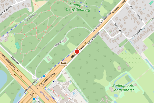Brandweer-melding op Wassenaar op 6 augustus, kaart-overzicht