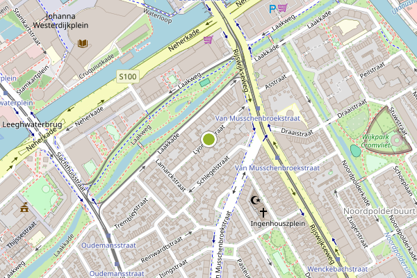 Ambulance-melding op Lyonnetstraat, Den Haag op 6 augustus, kaart-overzicht