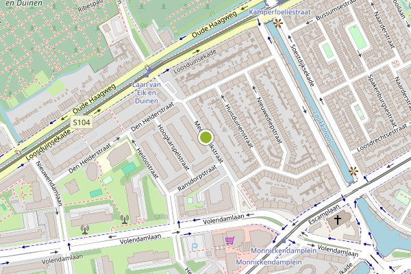 Ambulance-melding op Medemblikstraat, Den Haag op 6 augustus, kaart-overzicht