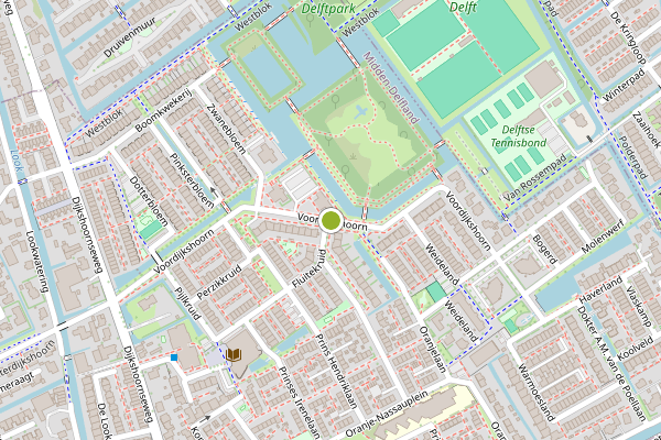 Ambulance-melding op Voordijkshoorn, Den Hoorn ZH op 6 augustus, kaart-overzicht