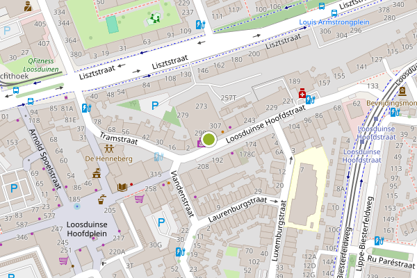 Ambulance-melding op Loosduinse Hoofdstraat, Den Haag op 6 augustus, kaart-overzicht
