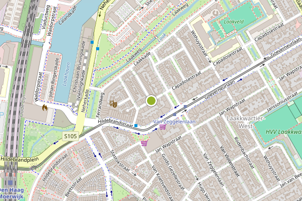 Ambulance-melding op Capadosestraat, Den Haag op 6 augustus, kaart-overzicht