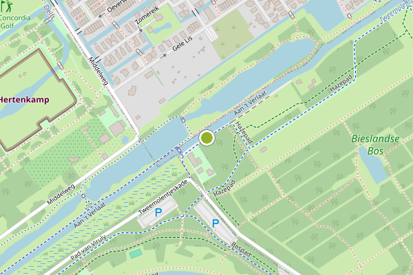 Ambulance-melding op Hazepad, Delfgauw op 21 mei, kaart-overzicht