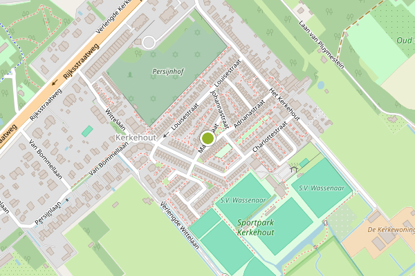 Ambulance-melding op Mariastraat, Wassenaar op 7 augustus, kaart-overzicht