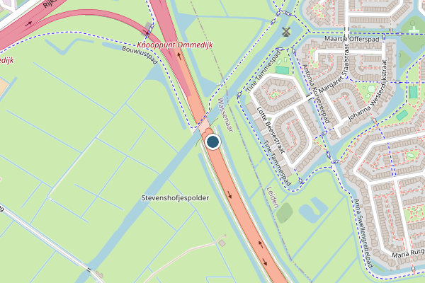 Politie-melding op Wassenaar op 7 augustus, kaart-overzicht