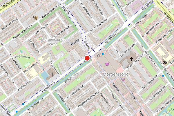 Brandweer-melding op Hengelolaan, Den Haag op 7 augustus, kaart-overzicht