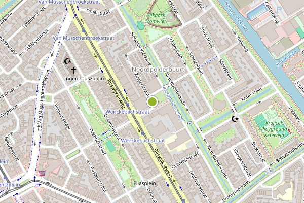 Ambulance-melding op Wenckebachstraat, Den Haag op 7 augustus, kaart-overzicht