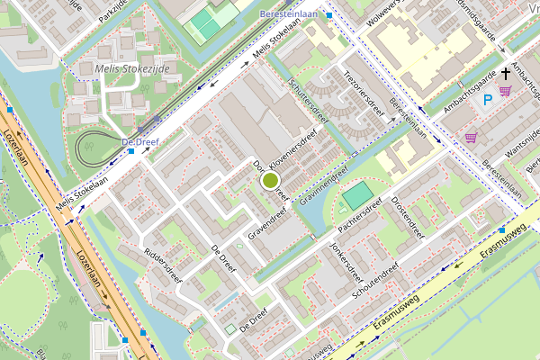 Ambulance-melding op Dorpersdreef, Den Haag op 7 augustus, kaart-overzicht