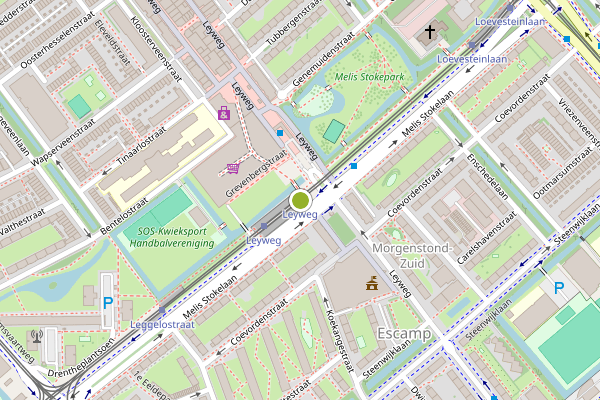 Ambulance-melding op Melis Stokelaan, Den Haag op 7 augustus, kaart-overzicht