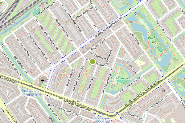 Ambulance-melding op Savallelaan, Voorburg op 7 augustus, kaart-overzicht