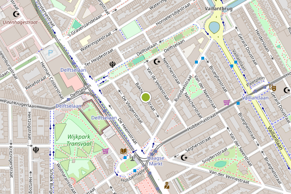 Ambulance-melding op Bakhuizenstraat, Den Haag op 7 augustus, kaart-overzicht