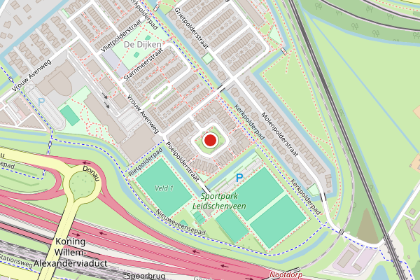 Brandweer-melding op Oranjepolderhof, Den Haag op 21 mei, kaart-overzicht