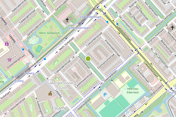 Ambulance-melding op Enschedelaan, Den Haag op 21 mei, kaart-overzicht