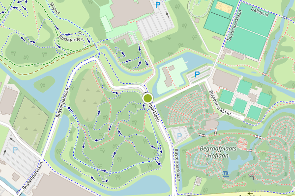 Ambulance-melding op Buytenparklaan, Zoetermeer op 21 mei, kaart-overzicht