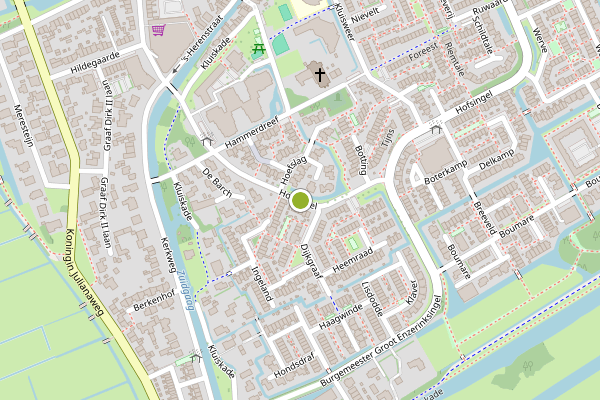 Ambulance-melding op Hofsingel, Maasland op 23 mei, kaart-overzicht