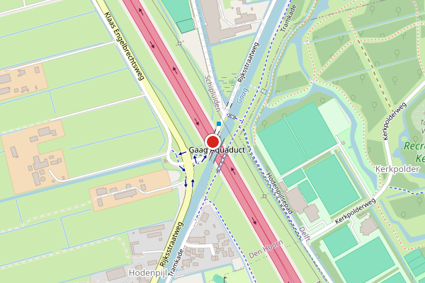 Brandweer-melding op Rijksstraatweg, Schipluiden op 22 mei, kaart-overzicht