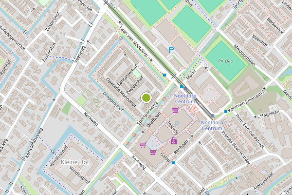 Ambulance-melding op Operatie Mannahof, Nootdorp op 24 mei, kaart-overzicht