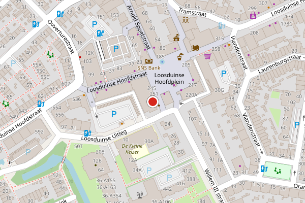 Brandweer-melding op Loosduinse Hoofdplein, Den Haag op 24 mei, kaart-overzicht