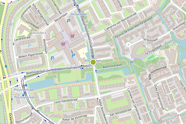 Ambulance-melding op Aaltje Noordewierstraat, Den Haag op 24 mei, kaart-overzicht