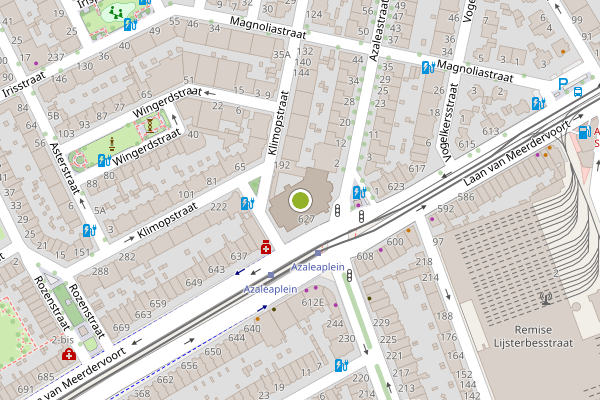 Ambulance-melding op Laan van Meerdervoort, Den Haag op 24 mei, kaart-overzicht
