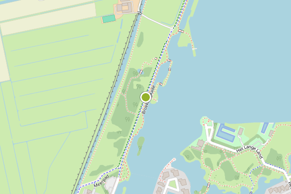 Ambulance-melding op Broekwegkade, Zoetermeer op 23 mei, kaart-overzicht