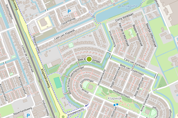 Ambulance-melding op Riek Kuiperssingel, Pijnacker op 24 mei, kaart-overzicht