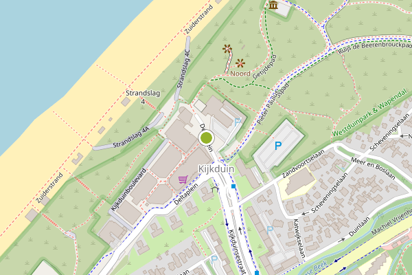 Ambulance-melding op Deltaplein, Den Haag op 24 mei, kaart-overzicht
