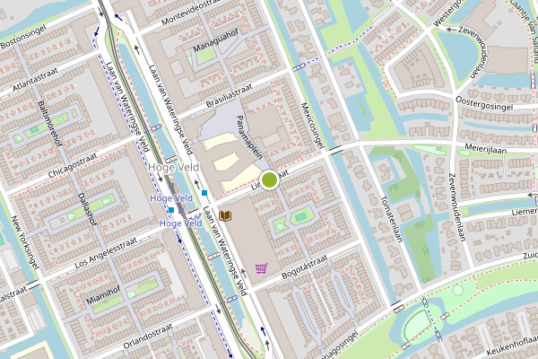 Ambulance-melding op Limastraat, Den Haag op 24 mei, kaart-overzicht