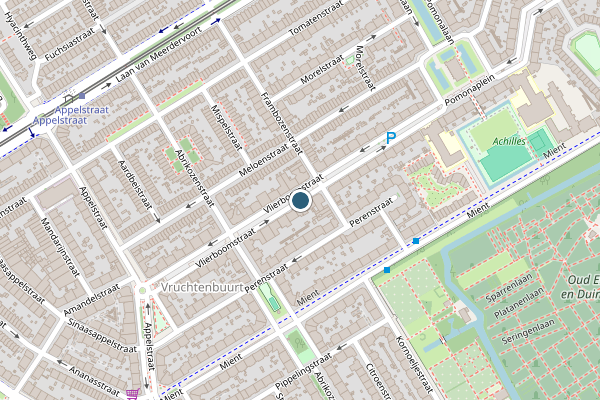 Politie-melding op Vlierboomstraat, Den Haag op 24 mei, kaart-overzicht