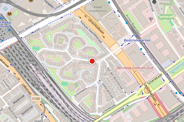 Brandweer-melding op Jan van Riebeekstraat, Den Haag op 24 mei, kaart-overzicht